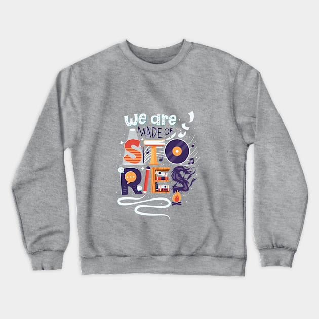 Stories Crewneck Sweatshirt by risarodil